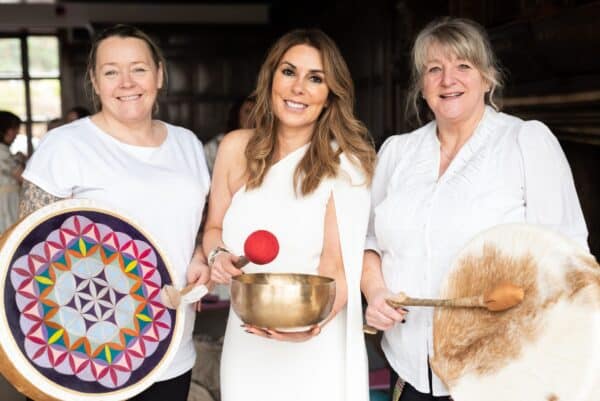 Anne-Marie Mayers with graduates of the level 7 Master Spiritual Life Coach & Energy Psychology Diploma by Soul Awakening Academy UK & Worldwide, specialising in trauma-informed coaching and emotional wellbeing.