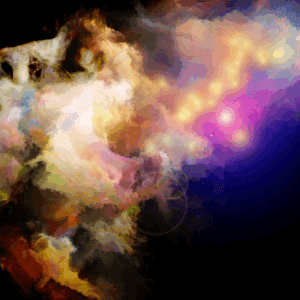 Cosmic energy cloud representing intuition, inner wisdom, and spiritual awareness