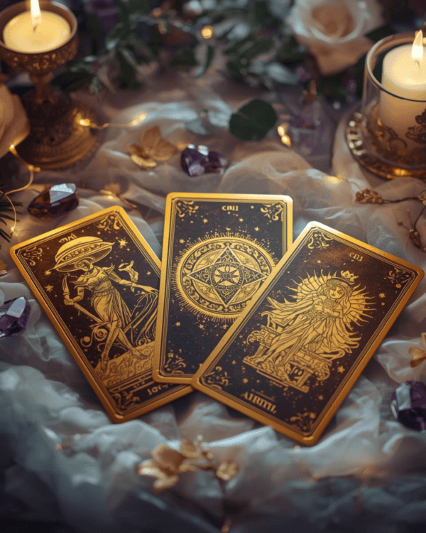 arot cards reading setup for Tarot Diploma course and intuitive Tarot training